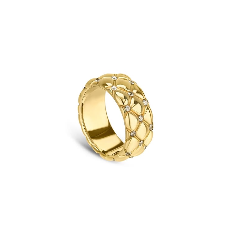 Bold Golden Statement Ring