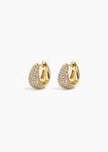 Dazzling Gold & Glitter Drop Earrings