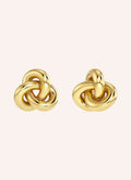 Golden Love Knot Earrings